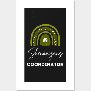 Shenanigans Coordinator Squad St Patricks Day Rainbow Posters and Art